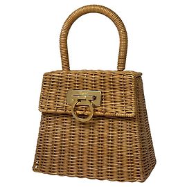 Bolsa Salvatore Ferragamo Gancini Marrom