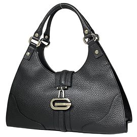 Borsa a tracolla in pelle Gucci Nero