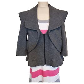 Alain Manoukian Manoukian Max Azria Structured Wool Jacket TM/L Grey