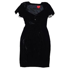 Prachtvolles Vivienne Westwood Samtkleid Schwarz