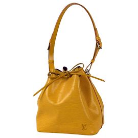 Sac à épaule Louis Vuitton Petit Noé Jaune