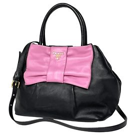 Prada PRADA Handtasche BN1604 Schwarz Pink