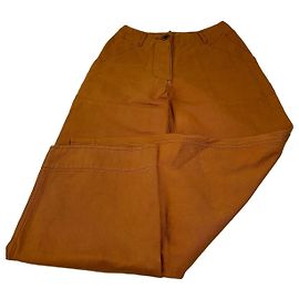 Pantalones Vintage Vivienne Westwood de mezcla de algodón Rust S Roja
