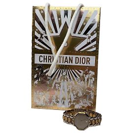 Orologio bracciale bicolore Vintage Dior fine anni '80 Gold Silver D'oro