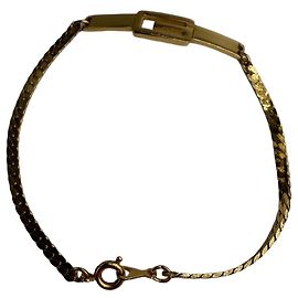 Bracciale a catena Vintage Givenchy G Logo Fine anni 1970 Gold D'oro