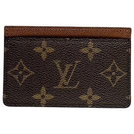 Louis Vuitton Monogram Brown Kartenetui Braun