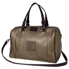 Borsa a mano Loewe Fusta 25 in pelle marrone Marrone