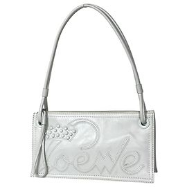 Borsa Tote Loewe in pelle bianca Bianco