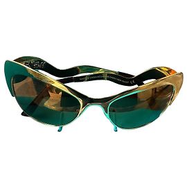 Autre Marque Anna Dello Russo x H&M Lunettes de soleil Cat-Eye dorées Doré