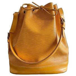 Louis Vuitton Noé GM Borsa a tracolla pelle Epi gialla Giallo