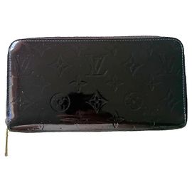 Louis Vuitton Portefeuille Zippy Monogram Vernis Noir Noir