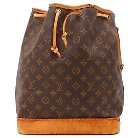 Bolsa Balde Louis Vuitton Monogram Noe Marrom Monograma