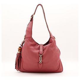 Bolsa Hobo Gucci em couro vermelho Vermelho