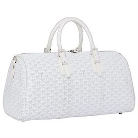 Goyard Borsa da Viaggio Croisière 45 Bianca Bianco