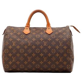 Louis Vuitton Speedy 30 Monogram Canvas Brown Brown Monogram