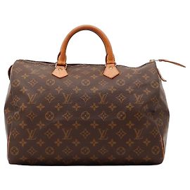 Borsa Louis Vuitton Speedy 30 Monogram Canvas Marrone Monogramma