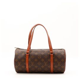 Louis Vuitton Papillon handbag monogram leather Brown Monogram