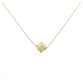 Autre Marque Collar de Diamantes Au750 Dorado