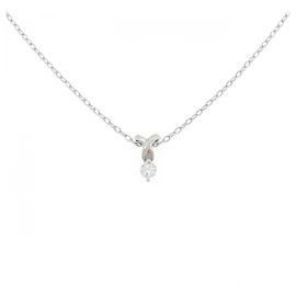 Autre Marque Collier en diamant Pt900 Pt850 Argenté