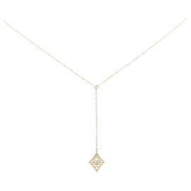 Autre Marque Collana in oro giallo K10 e diamanti D'oro