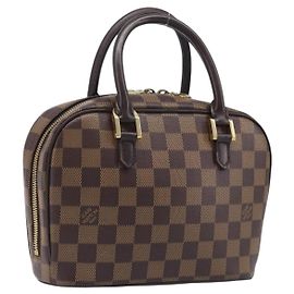 LOUIS VUITTON Damier Ebene Saria mini Hand Bag N51286 LV Altro