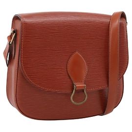 LOUIS VUITTON Epi Saint Cloud GM Shoulder Bag Brown M52193 LV Autre