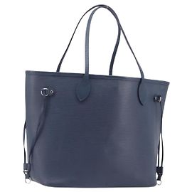 LOUIS VUITTON Sac cabas Epi Neverfull MM Andigo blue M40885 LV Autre