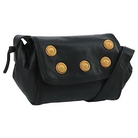 LOEWE Shoulder Bag Leather Black Other