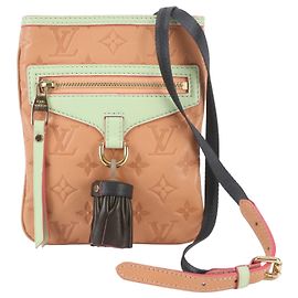 Borsa a tracolla piatta Louis Vuitton Monogram Underground Marrone