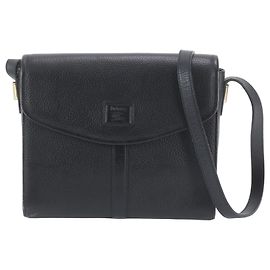 Borsa a tracolla in pelle Burberry Nova Check Nero
