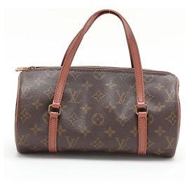 Louis Vuitton Monogram Papillon 26 Handtasche Tote Bag Braun