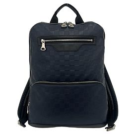 Mochila Louis Vuitton Avenue Preto Azul marinho