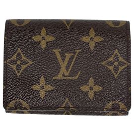Louis Vuitton Monogram Brown Kartenetui Braun
