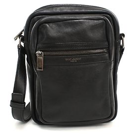 Autre Marque Saint Laurent Schultertasche aus schwarzem Leder Schwarz