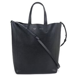 Céline Sac Tote 2-Way Celine en cuir noir Noir