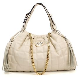 Saco Tote Gucci em couro branco Branco