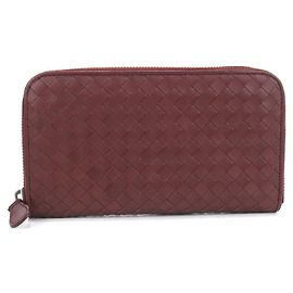 Portafoglio lungo Bottega Veneta Rosso