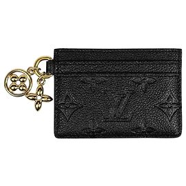 Louis Vuitton Monogram Empreinte Kartenetui Schwarz