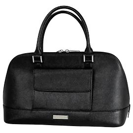 Burberry Handtasche aus schwarzem Leder Schwarz