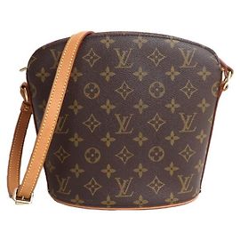 Sac à épaule Louis Vuitton Druot Doré