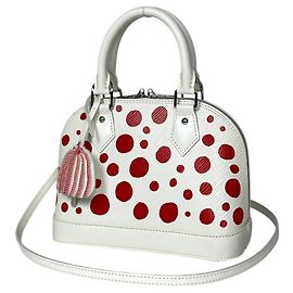 Bolsa Louis Vuitton Alma BB Branco Vermelho
