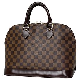 Louis Vuitton Alma Handtasche Braun Damier ebene