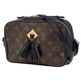 Bolsa de Ombro Louis Vuitton Saint-Onge Marrom Preto