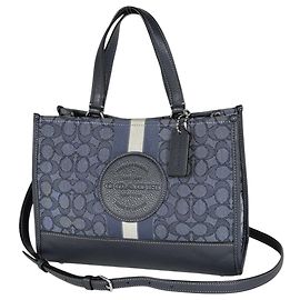 Borsa Coach Dempsey Carryall Blu navy