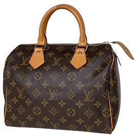 Bolso de mano Louis Vuitton Speedy 25 Castaño