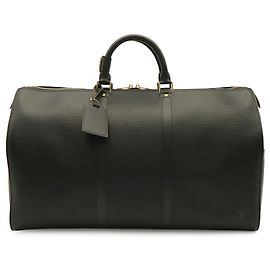 Bolso Boston Louis Vuitton Epi Keepall 50 Negro