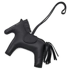 Hermès Hermes Rodeo MM Handbag Charm Nero
