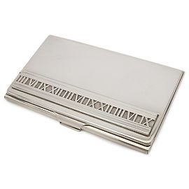 Autre Marque Tiffany Atlas Silver Visitenkartenetui Silber