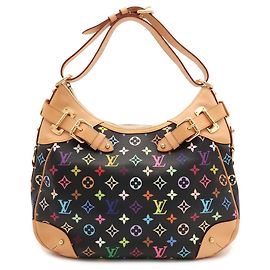 Sac à épaule Louis Vuitton Monogram Multicolor Greta Noir Multicolore