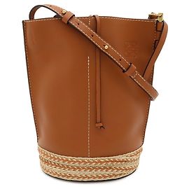 Bolsa de Ombro Bucket Loewe Anagram Gate Marrom